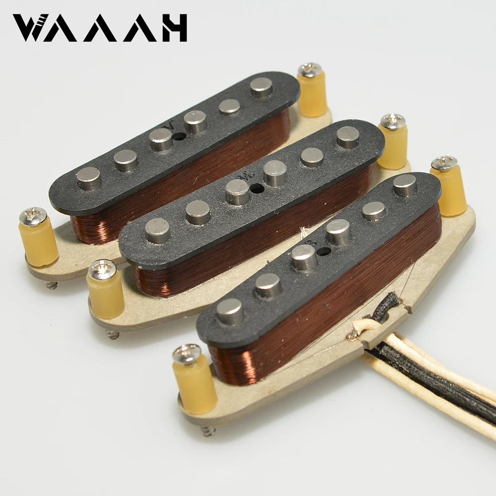 Hot Texas Blues Strat Pickup Set Sss Handwound Alnico 5 80's Style For