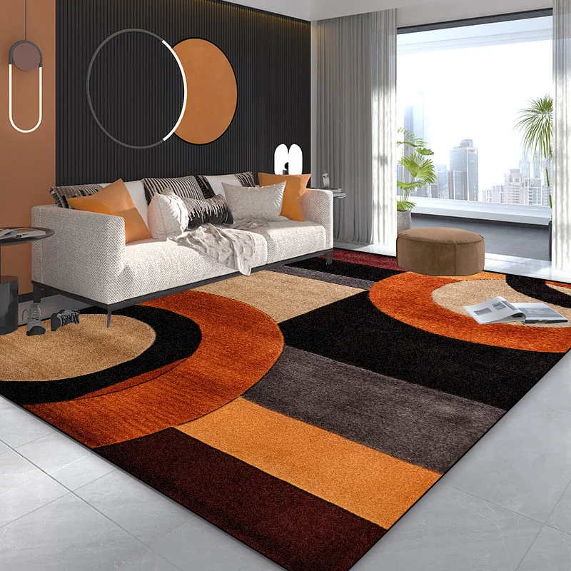 Nordic Geometric Carpets for Living Room Decoration Modern Sofa Large Area Home Rugs for Bedroom Soft Non-slip Mat for Children 4