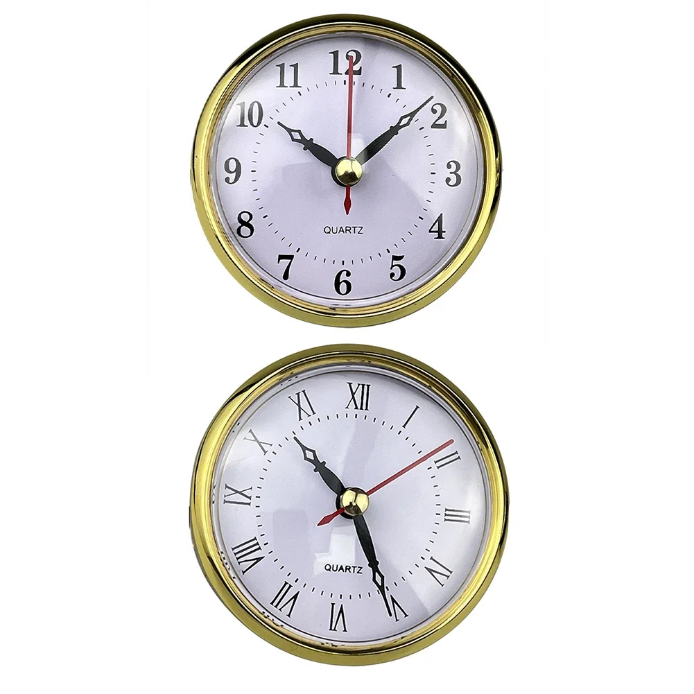 Quartz Clock Set Clock Insert DIY Numeral Quartz Clock Insert Replacement Parts Rubber Gasket 80MM Inlaid Circular Watch 6