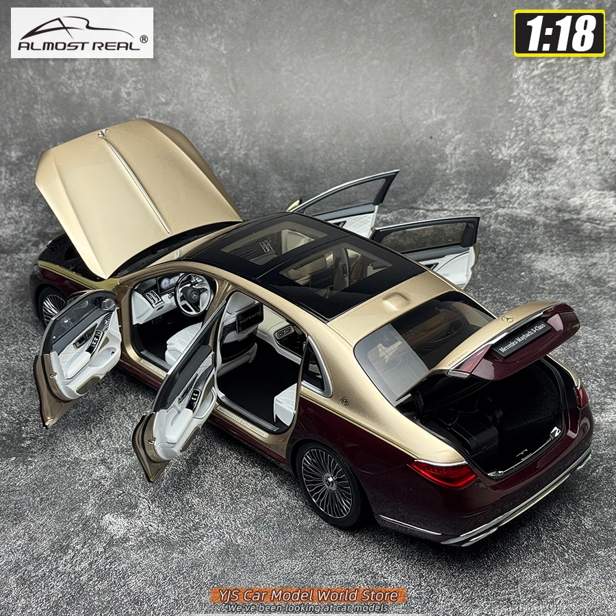 Almost real AR 1:18 Maybach S680 new S-Class W223 2021 alloy car