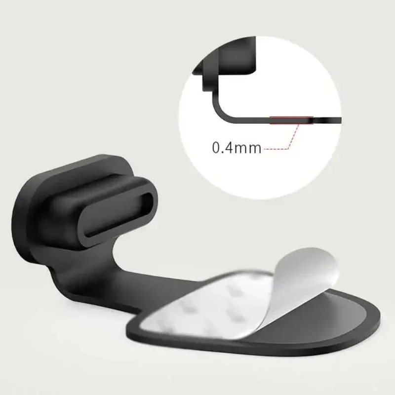 USB C Anti-Lost Dust Plug Silicone Detachable Adhesive Design Charge Port Protector Cover for Samsung & Google Pixel Devices