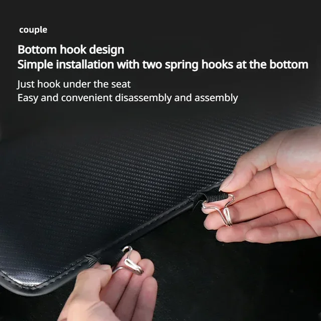 Leather Seat Anti Kick Pad Rear Backrest Protective Pad Back Cushion Mat for Tesla Model 3/Y/3+ Highland 2024 Car Accessories 5