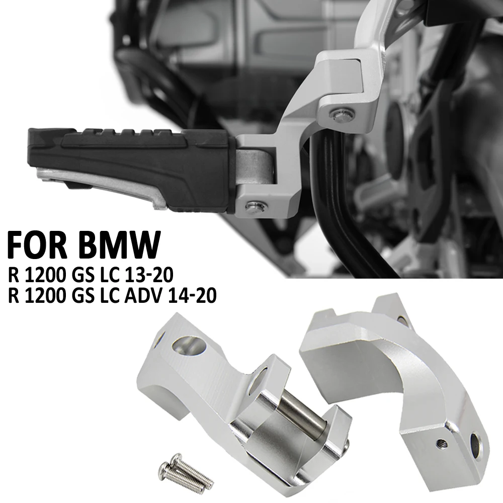 NEWMotorcycleSilverFootpegPassengerFootpegLoweringKitForBMWR