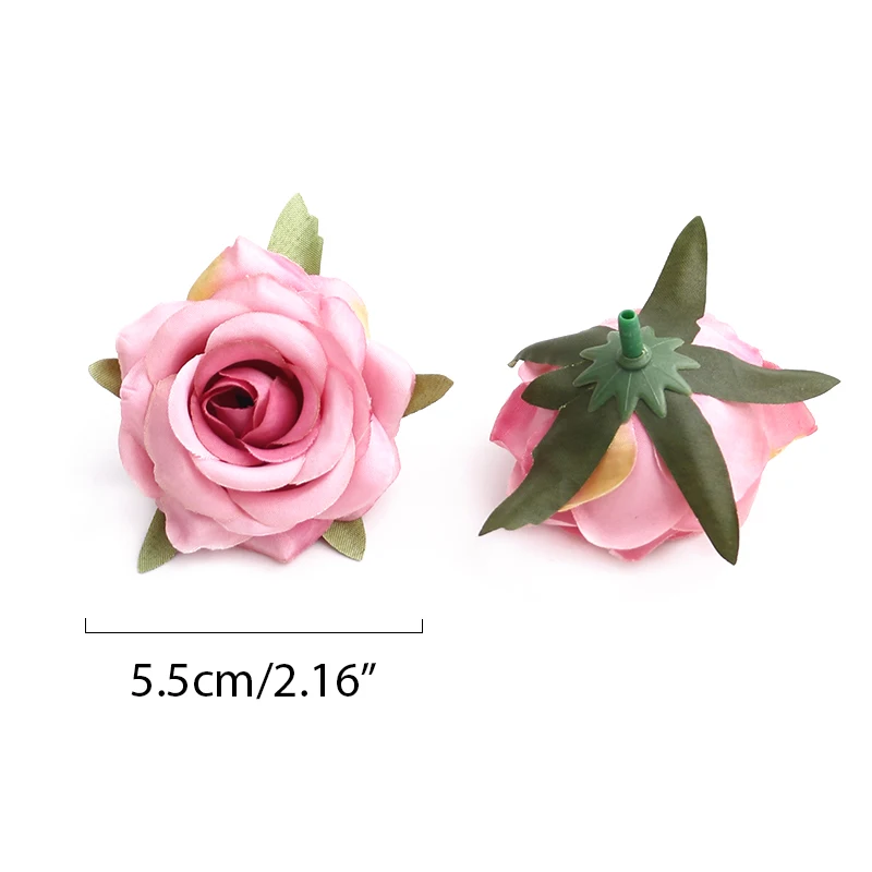 10 Stück Rose künstliche Blumen Seide gefälschte Blumen für Wohnkultur Hochzeits dekoration DIY Braut kranz Blume Wand Geschenk zubehör – Detail 6