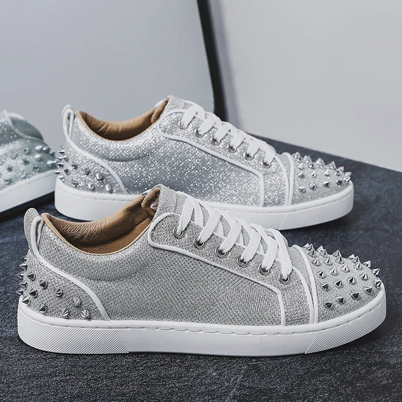 ตัวเลือกสินค้า รองเท้าแฟชั่นผู้ชาย Punk สไตล์ นุ่มสบาย Anti-Slip