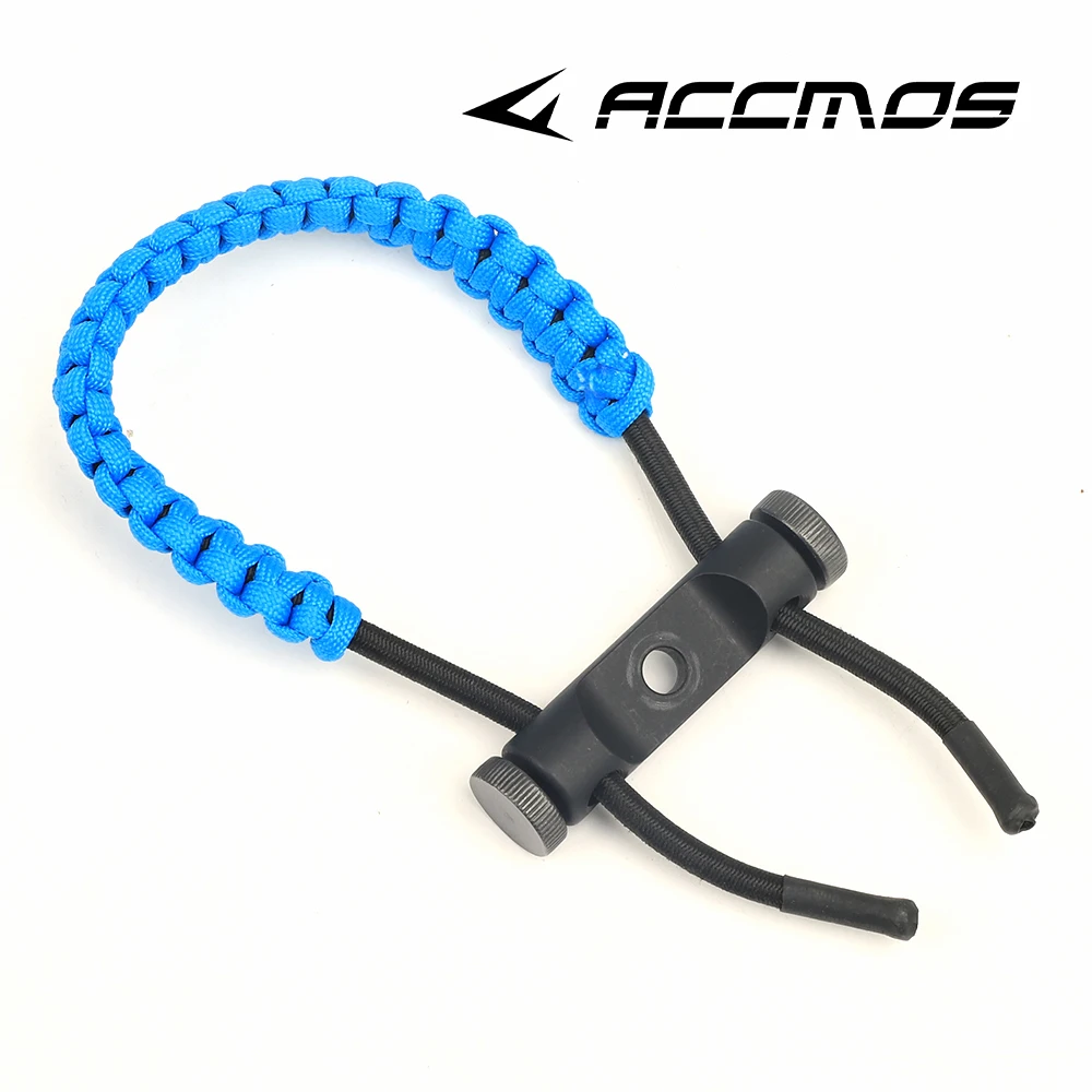 Vibrant Archery Bow Wrist Sling - Adjustable Braided Parachute Cord