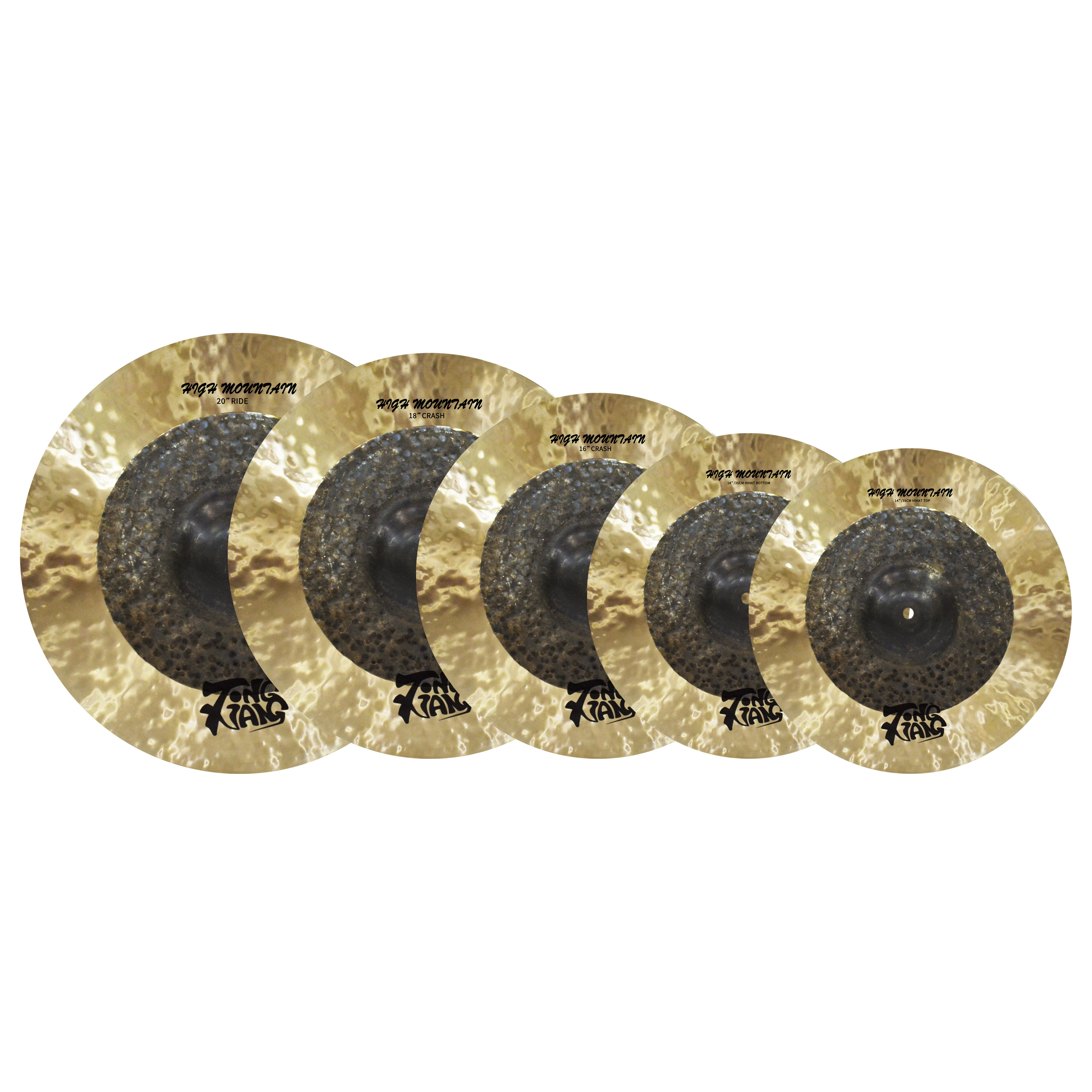 High Mountaion series B25 5pcs cymbals Set