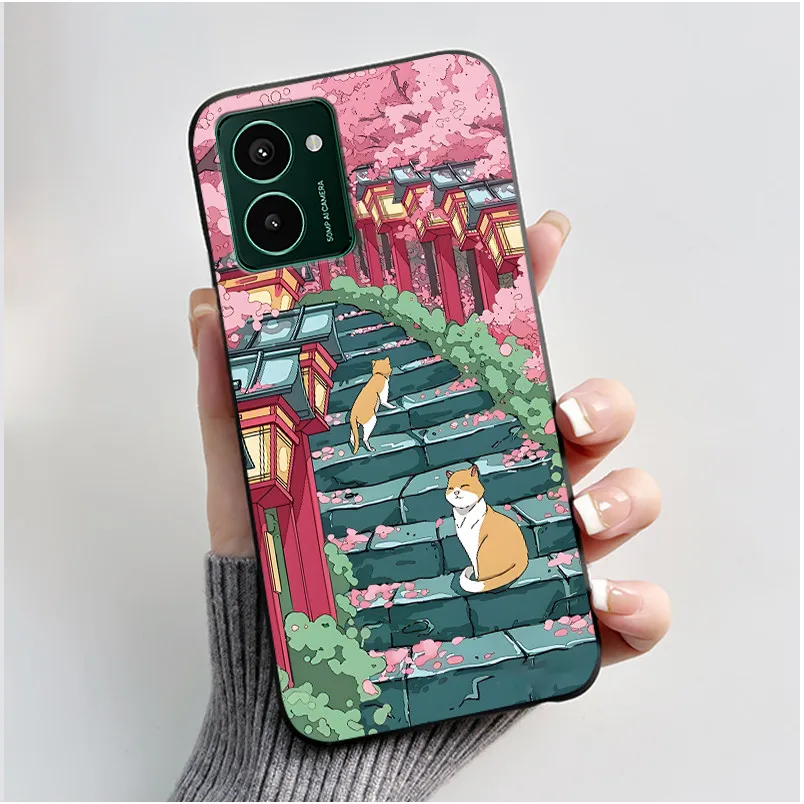 Cute Cartoon Soft Silicone Phone Case - Protective & Durable Cover