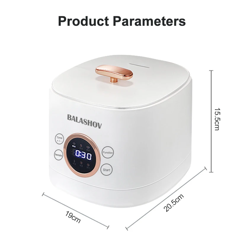220V Mini Rice Cookers 1-3 People Home Soup Multifunctional Integrated High Capacity Electric Cooker Multicooker Rice Cooker 6