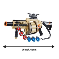Grenade Launcher Toy Gun Unique Design, Large Magazine, Ejecting Shell, Shoots Soft Bullets - Christmas Gift for Kids 14+ 1
