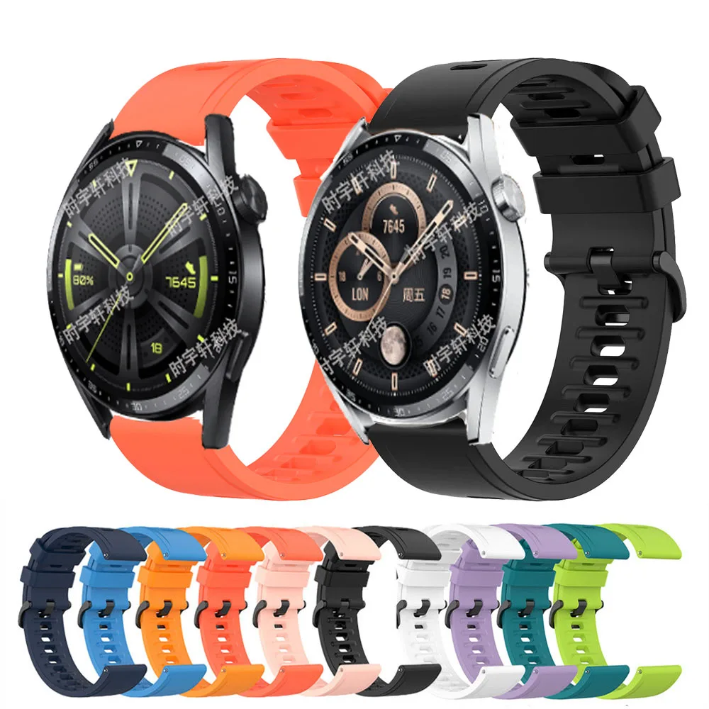 

Ремешок силиконовый для Huawei Watch GT 3 42 мм 46 мм, браслет для Huawei GT 2 Pro/3 Pro 43 мм/2E/Honor Magic 2 Correa, 20 мм 22 мм