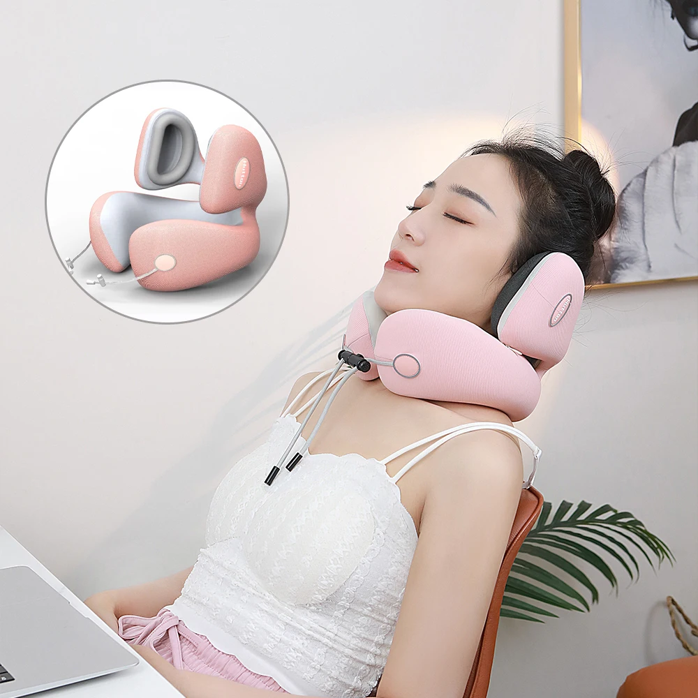 

Personalized Customized Unisex Memory Cotton U Shape Travel Neck Pillow Memory Foam For Car Train Travel