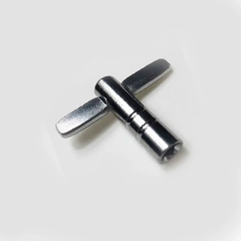 

Drum Tuning Key Adjusting Wrench Silver Metal T-shaped 4 Square Hole Wrench Percussion Instrument Accessory Tool