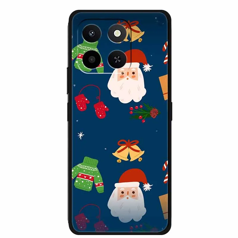 Festive Soft TPU Silicone Christmas Phone Case – Lovely Design