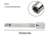 1/4 Inch Extender Bar Ratchet Socket Wrench Adapter 50/75/100MM Chromed Steel Extension Sleeve Wrench DIY Hand Repair Tools Set 6