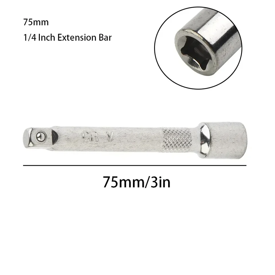7-teiliges Schlag-Steckschlüssel-Adapter-Set – Mit Reduzierstücken Für 1/4", 3/8", 1/2" Antriebe