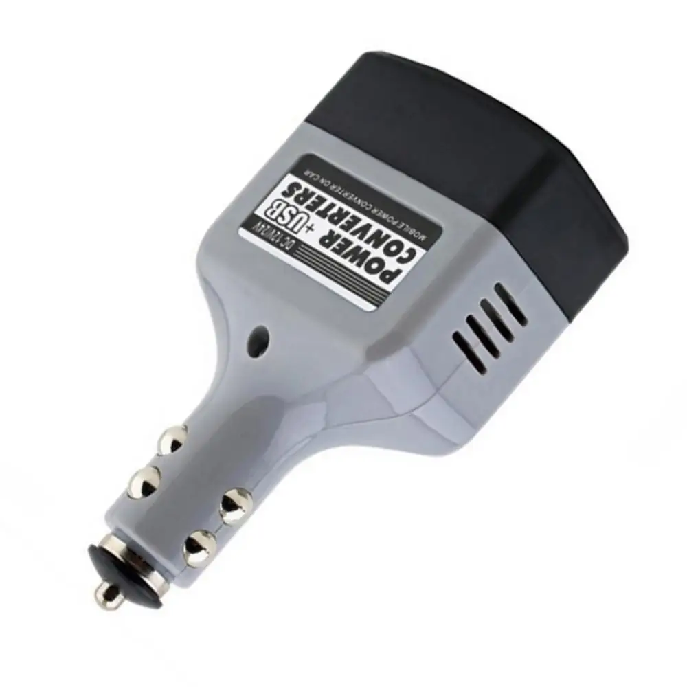 Portable 12V Car Power Inverter Converter DC 12V/24V to AC 220V USB Car Power Inverter Converter Charger Adapter 200W Inversor car converter power inverter converter