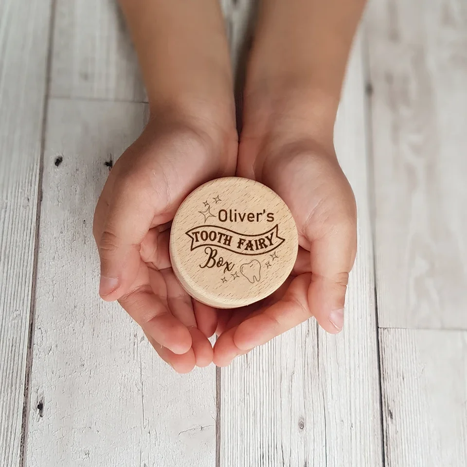 Scatola della Fatina dei Denti, Porta Fatina dei Denti, Scatola della Fatina dei Denti per Bambini, Regalo Ricordo per il Primo Compleanno, Scatola della Fatina dei Denti generica con coperchio