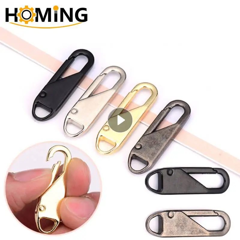 Zipper Pullers Zipper Repair Kit 5pcs Alloy Universal Zipper Puller For Bag Clothing Zip Fix