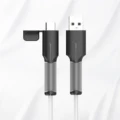 Black USB A to C