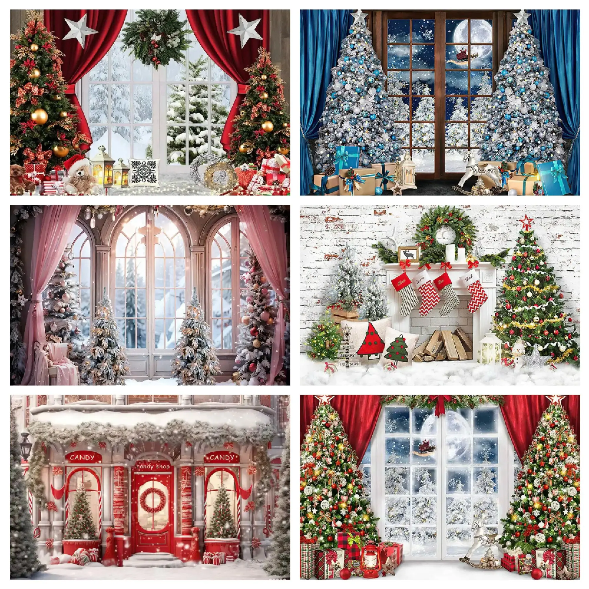 

charm Christmas Day Wreath Snowman Photography Backdrop Props Family Xmas Eve Party Decor Living Room New Year Background