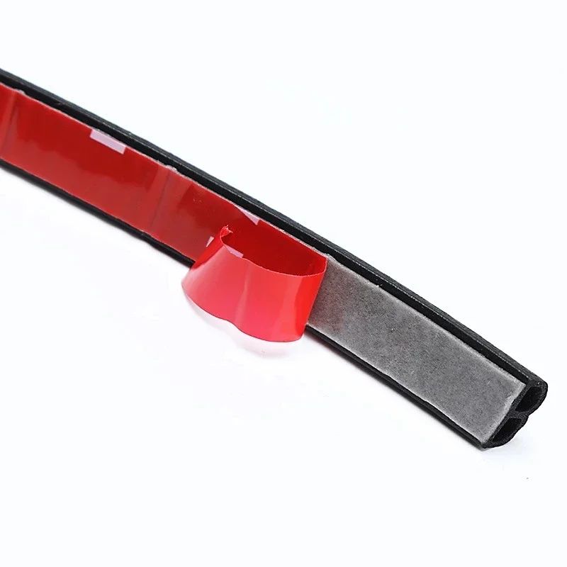 4 Meters Shape B P Z Big D Car Door Seal Strip EPDM Rubber Noise Insulation Weatherstrip Soundproof Car Seal Strong Adhesive 5