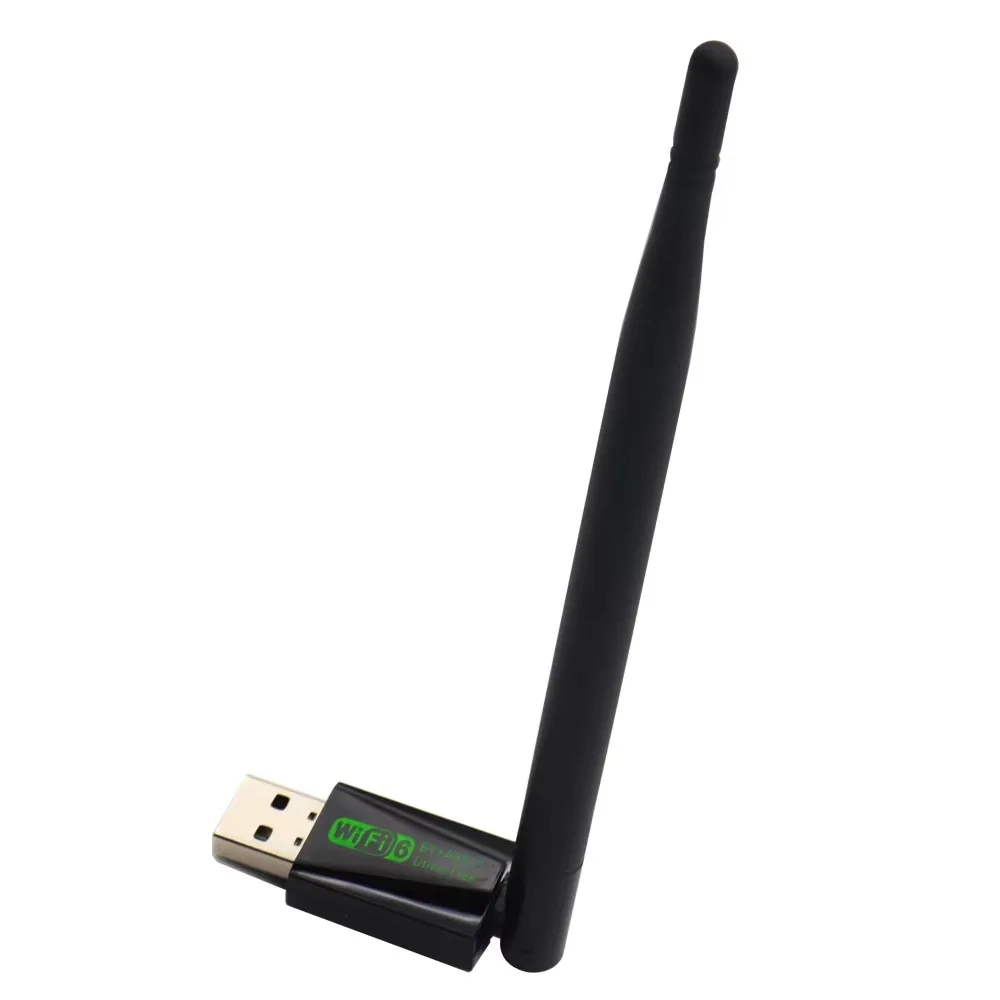 מתאם USB WiFi 6 במהירות 900Mbps Bluetooth 5.4 AX900 דונגל USB כרטיס רשת אלחוטי דואל בנד 2.4G 5G מקלט Ethernet חינם