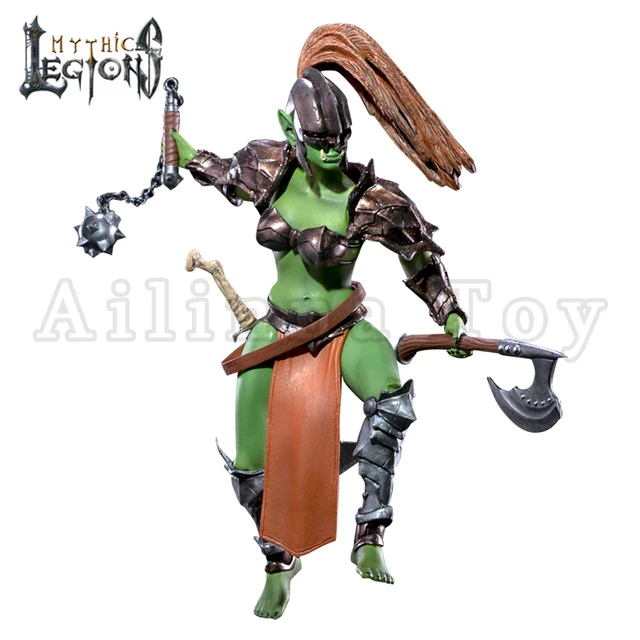 Mythic Legions Action Figure | Orc Figures | Orc Builder | Anime