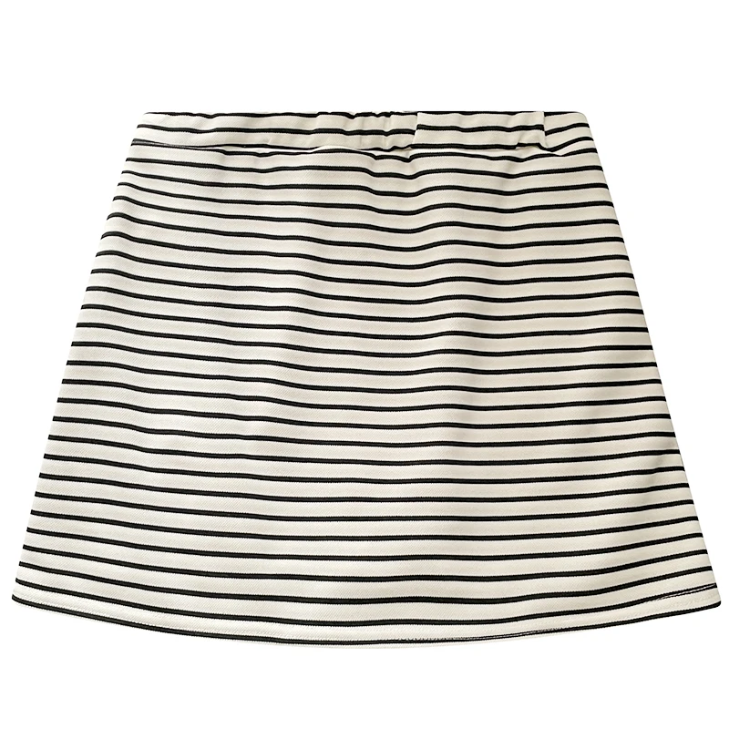 N68489# Pregnancy Skirt A Line Easy Matching Skirts Women Hip Skirt Spring Autumn Simple Striped Summer Casual Maternity