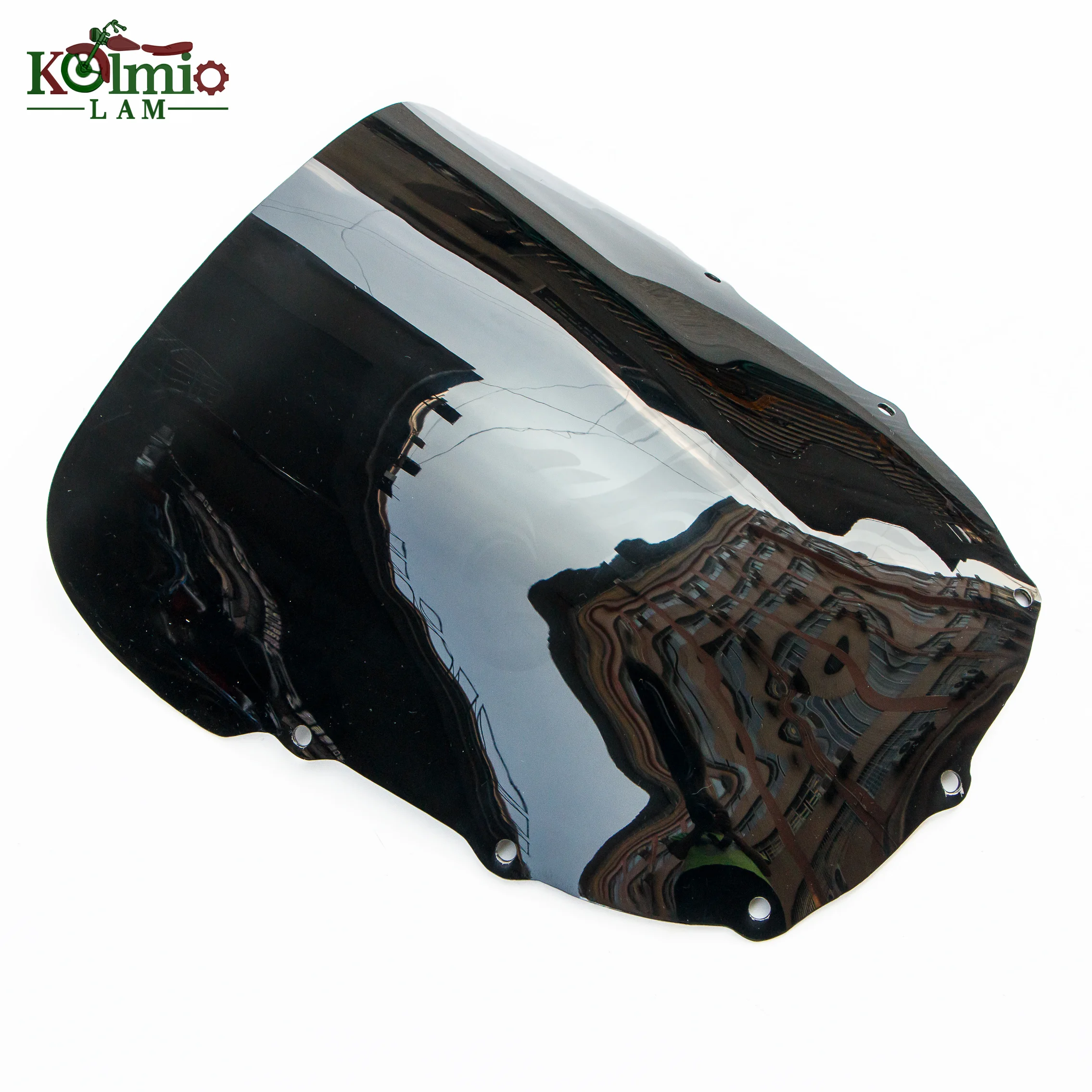 Fit For ZZR1100 1990 1991 1992 Clear Black Motorcycle Windshield