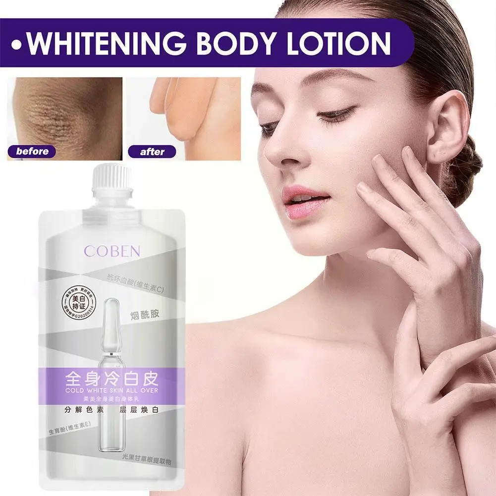 

Nicotinamide Whitening Body Film Moisturizing Brightening Shrinking Cold Oil Controlling White Over Tone Pores Skin All Ski B4K2