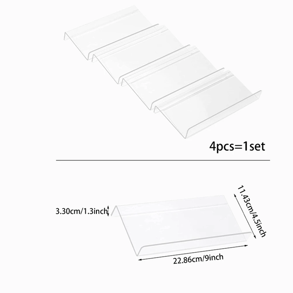 Clear Acrylic Spice Drawer Organizer,Seasoning Jars Drawers Insert,Kitchen Spice Rack Tray for Drawer (Jar Not Included) 2