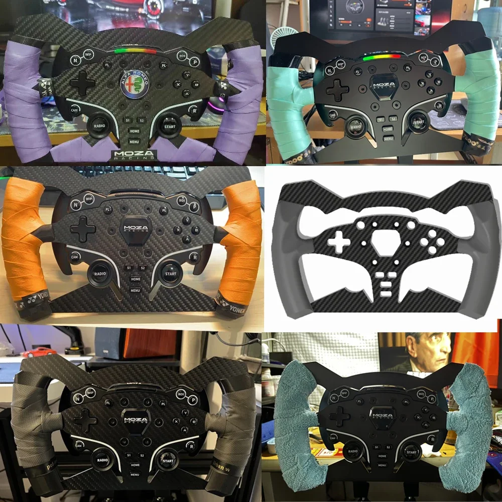 

Модификация гоночного рулевого колеса с 3D принтом для R5 F1/GT, Сменный Адаптер рулевого колеса для панели из углеродного волокна