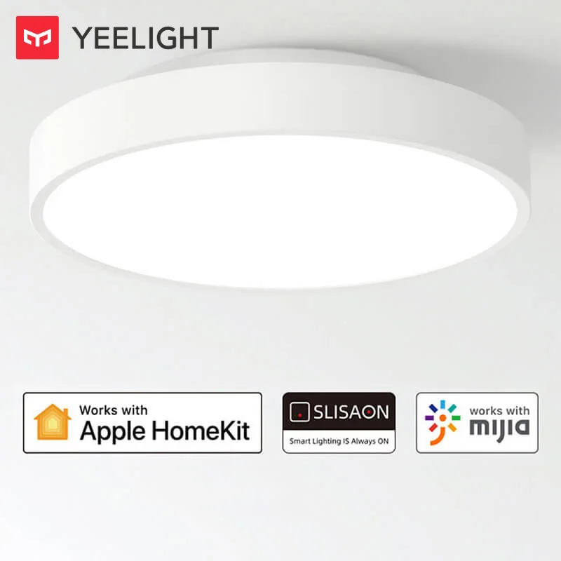 Yeelight Smart LED Ceiling Light Pro Ra95 Dimmable 2700K 6500K Wifi Bluetooth 23W with Remote Control Work with Homekit Mi Home