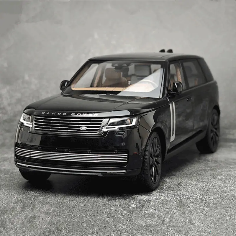 Modèle Voiture Land Rover Range Rover Sport 1:32 - Moulé Sous Pression - Noir - Jouet 8 Ans Et +