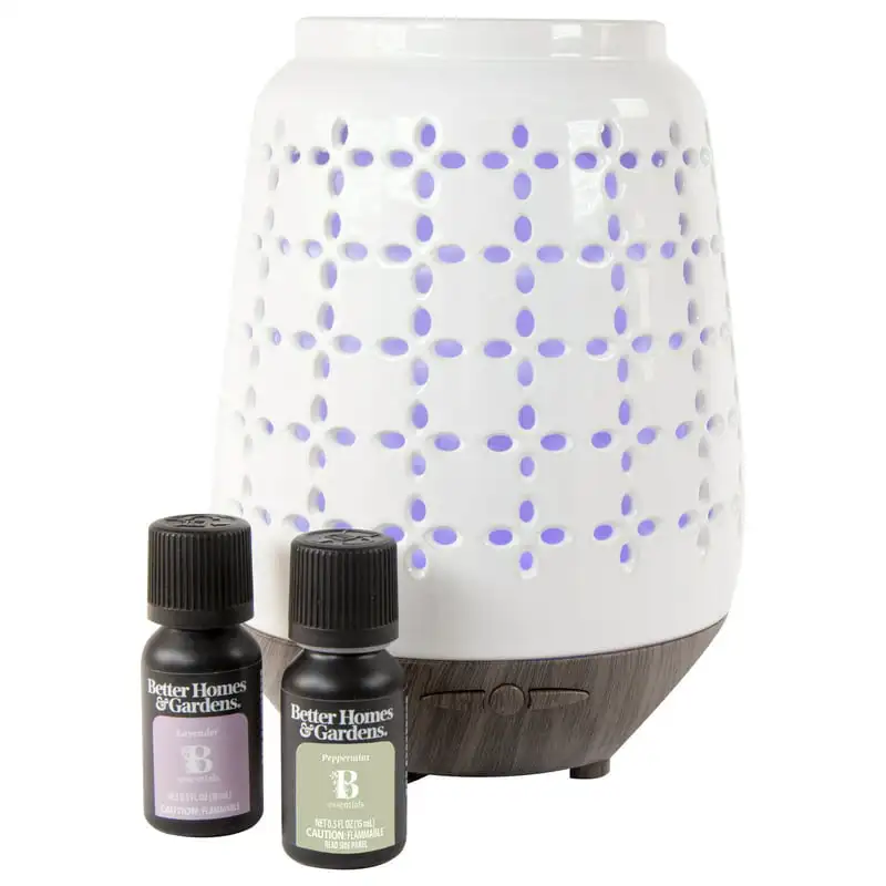 

Ultrasonic Diffuser 3 Piece Set, Pierced Ceramic, 250