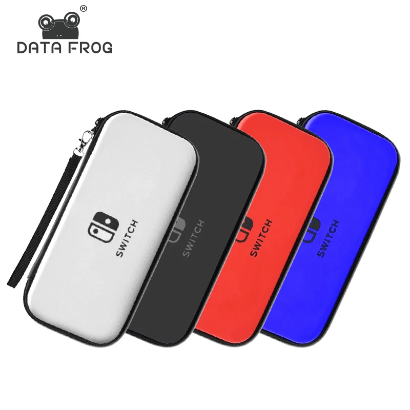 Portable Storage Bag Case DATA FROG Portable Storage Bag Nintendo Switch Waterproof Case Hard Shell NS Console Nintend Switch Carrying Case