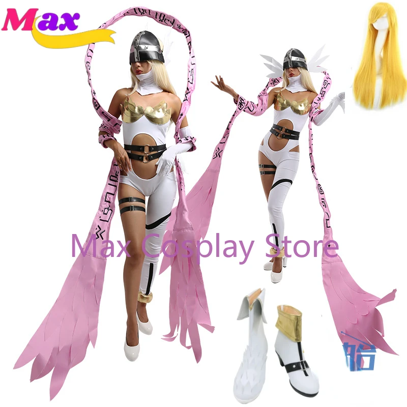 Max Fancy Women Girl Angewomon Cosplay Costume Halloween Cartoon Anime Costume for Female Cos Clothes