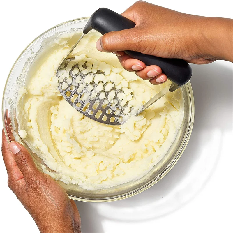 Stainless Steel Potato Masher Mud Pressure Food Mud Machine For Smooth Mashed Potatoes Taro mud Kitchen Cooking Accessories