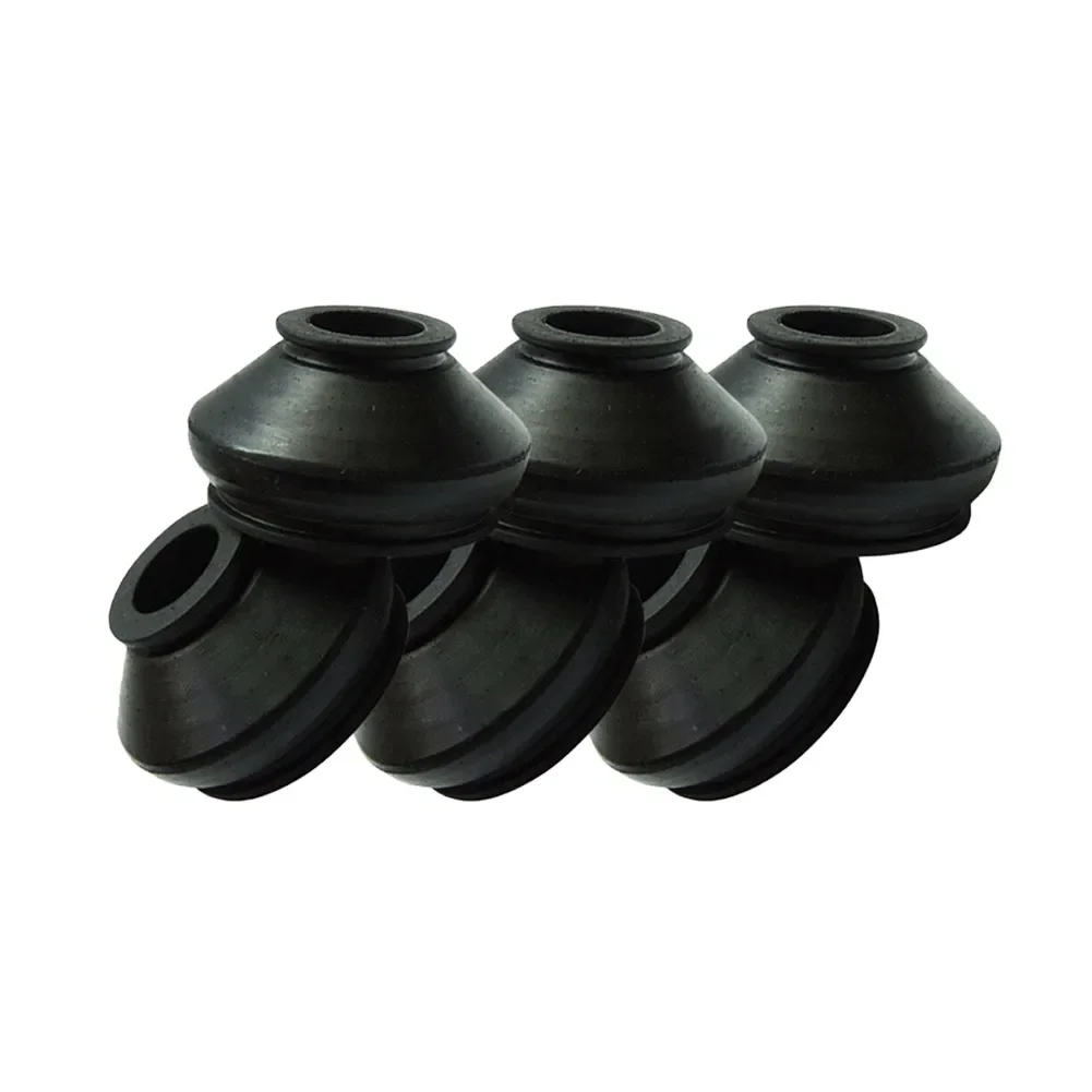 2 Coprigiunti Universali In Silicone Per Terminali E Snodi Sferici, Fori 13mm E 31mm, Altezza 23mm, Prodotto In UE - 3