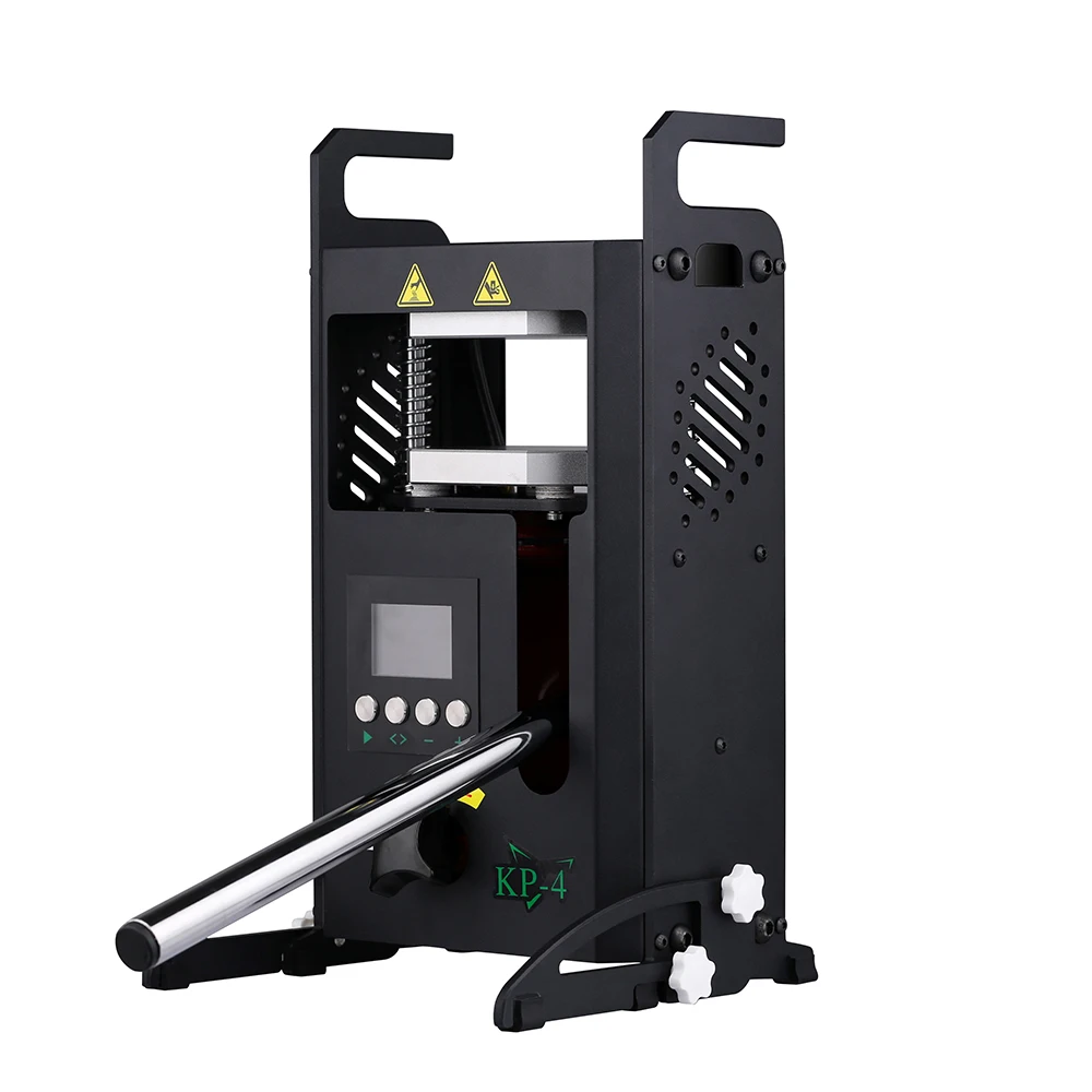 4 Ton Hydraulic Rosin Press Machine 600w Dual Heated Plates Press High Press Screen Touch control Oil Extractor 3