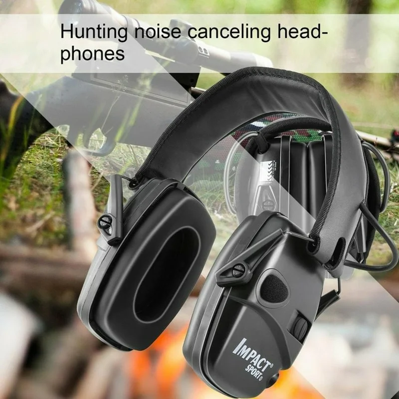 Electronic Ear Muffs Hearing Noise Protection Gun Shooting Hunting Range Muff 
