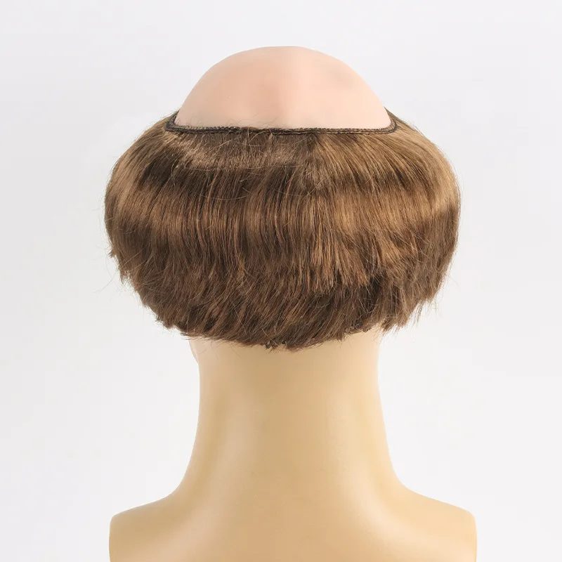 Funny Cosplay Bald Head Wig Monk Wig Novelty Brown Bald Cap Children Adult Monk Costume Suitable for Halloween Cos Wigs cosplay costume halloween party props