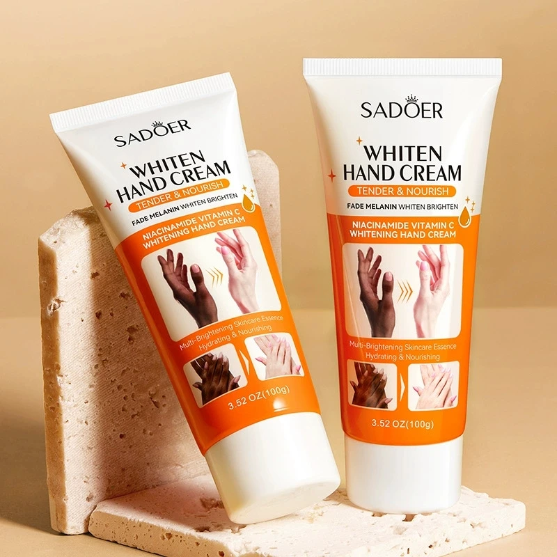 SADOER Skin Whitening Hand Cream Moisturizing Tender Nourish Non Greasy Hydrating Beauty Hands Skin Care Products