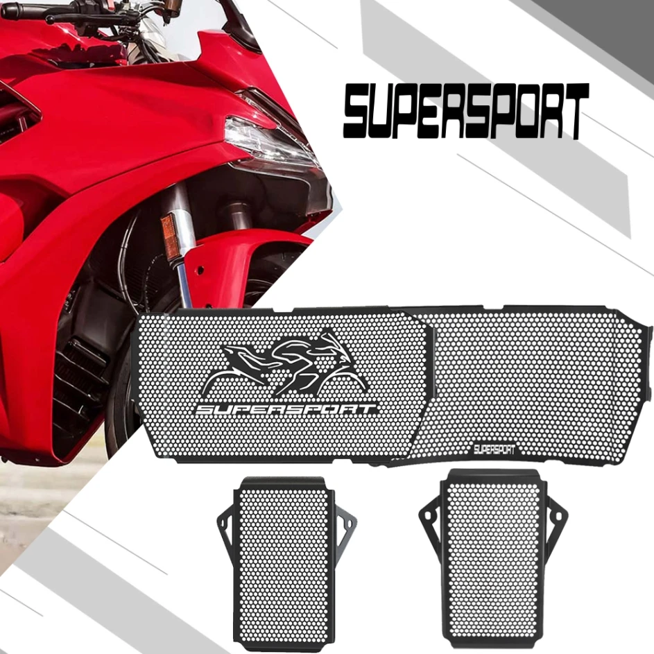 Copertura Di Protezione Della Griglia Del Radiatore Cnc Per Ducati Supersport 939/939S Supersport/ S 2017-2021 Supersport 950/S 2021-2024 2023