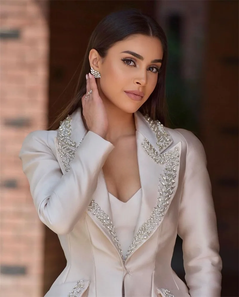 كريستال النساء الدعاوى مجموعة لحفل الزفاف سهرة مخص...