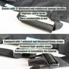 Medical First Aid Stretcher Adjustable Portable Emergency Rescue Soft Rack Thickened Canvas Elderly Patients Paralyzed Transport 4