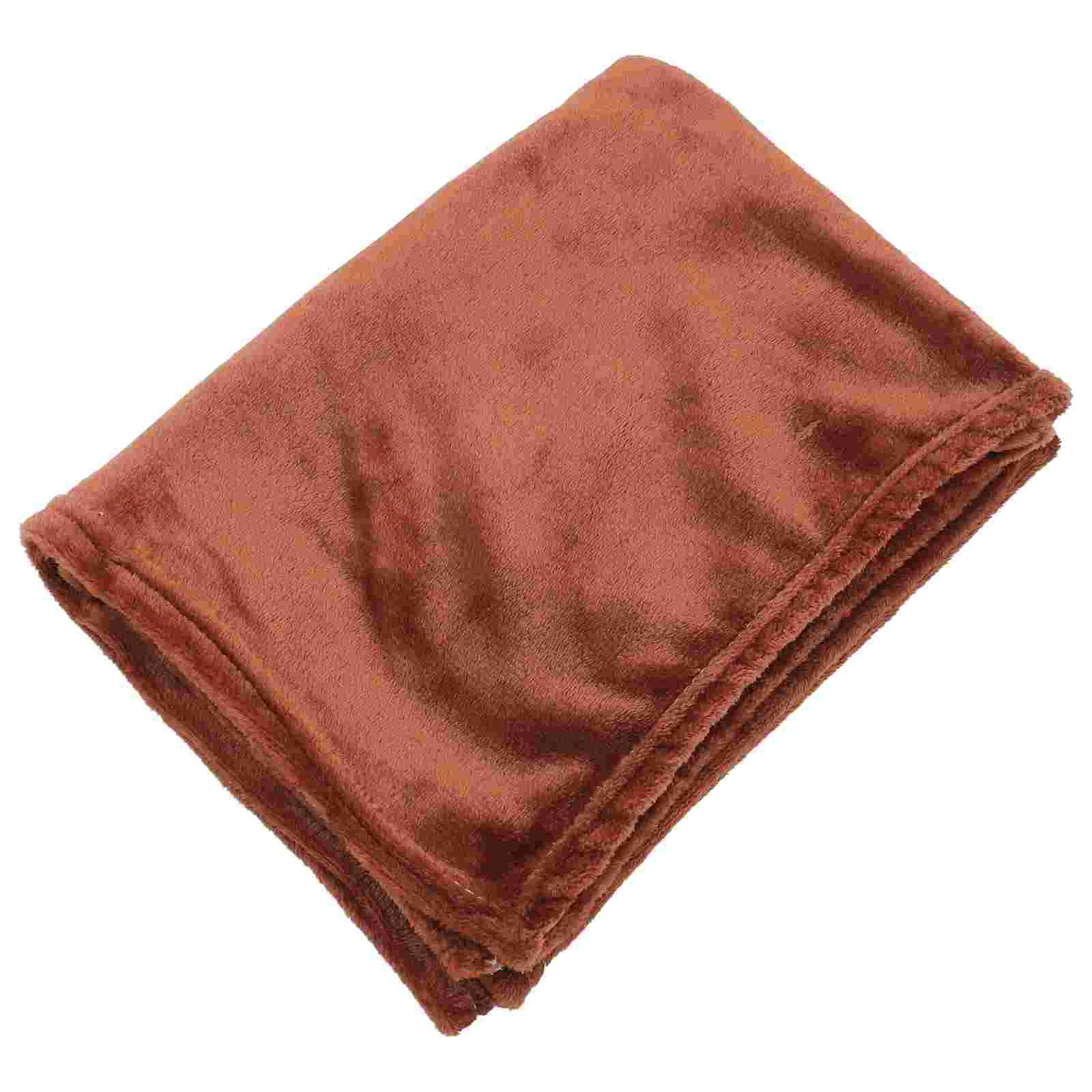 

Household Blanket Office Microfiber Throw Coral Fleece Lightweight Blankets for Summer