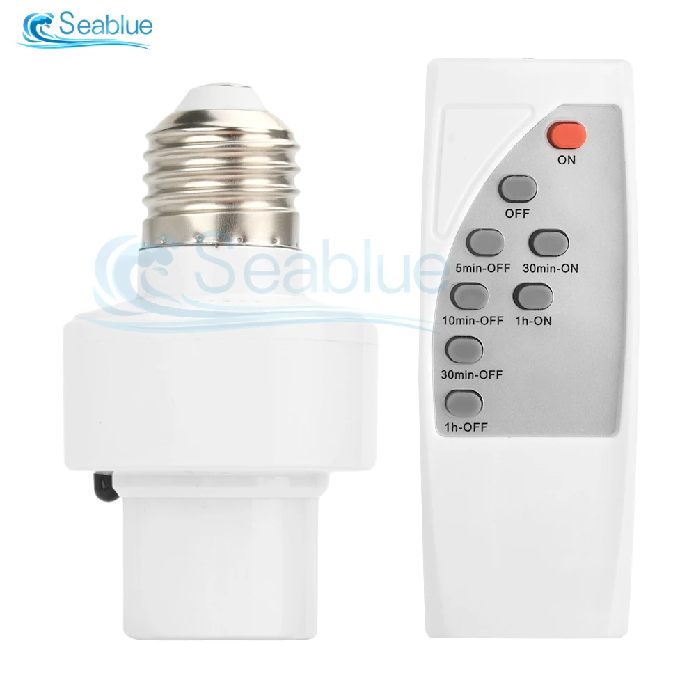 Lamp holder Lamp bulb holder Lamp base Hot infrared smart convertible LED lampholder E27 with IR remote control