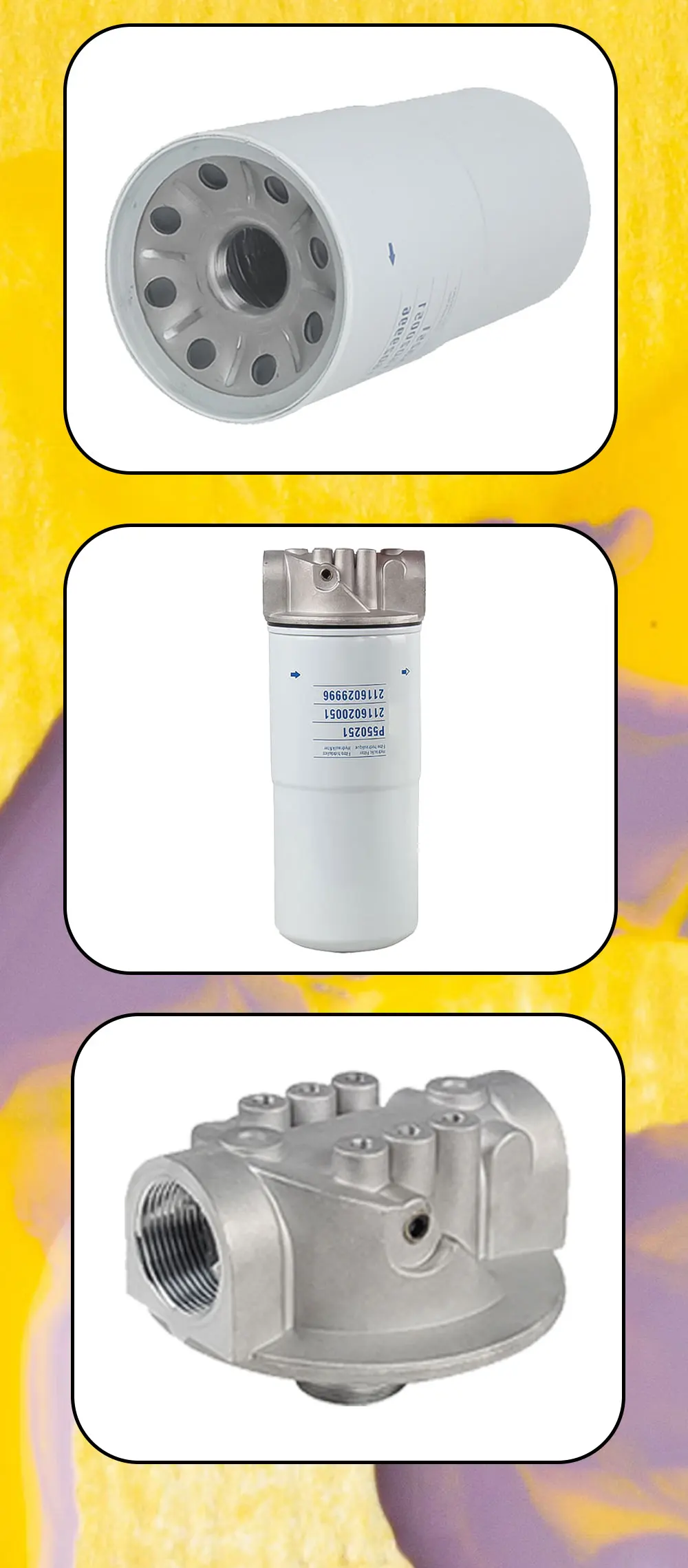 Conjunto do filtro para a tubulação, 2116020051,